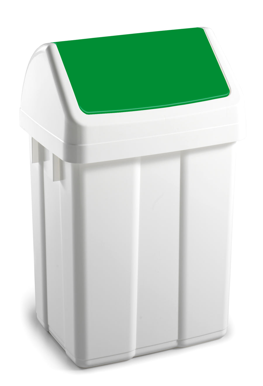 Pojemnik 12 l z klapką uchylną, zielony