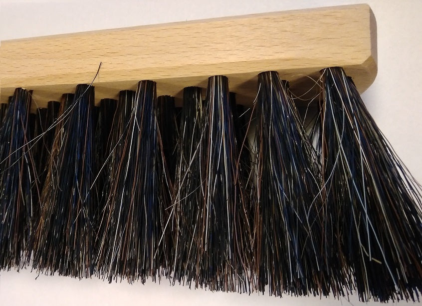 Zamiatacz drewniany 80 cm, włosie mieszane z naturalnym