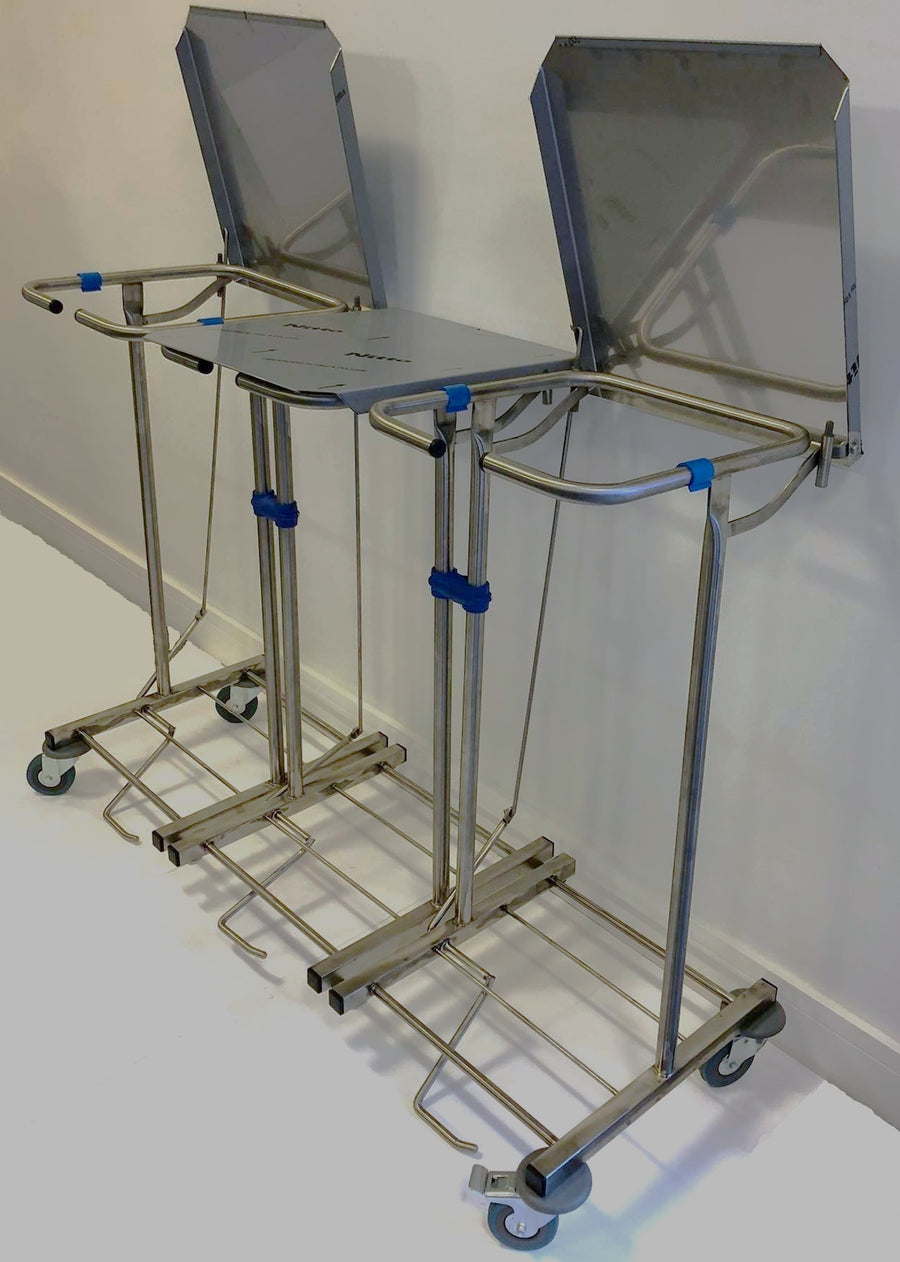 STELAŻ 3X120L Z PEDAŁ STAL NIER 85H