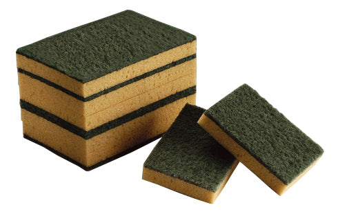 Gąbka z warstwą ścierną Intensivia-T 9,5 x 3,5 cm, żółta
