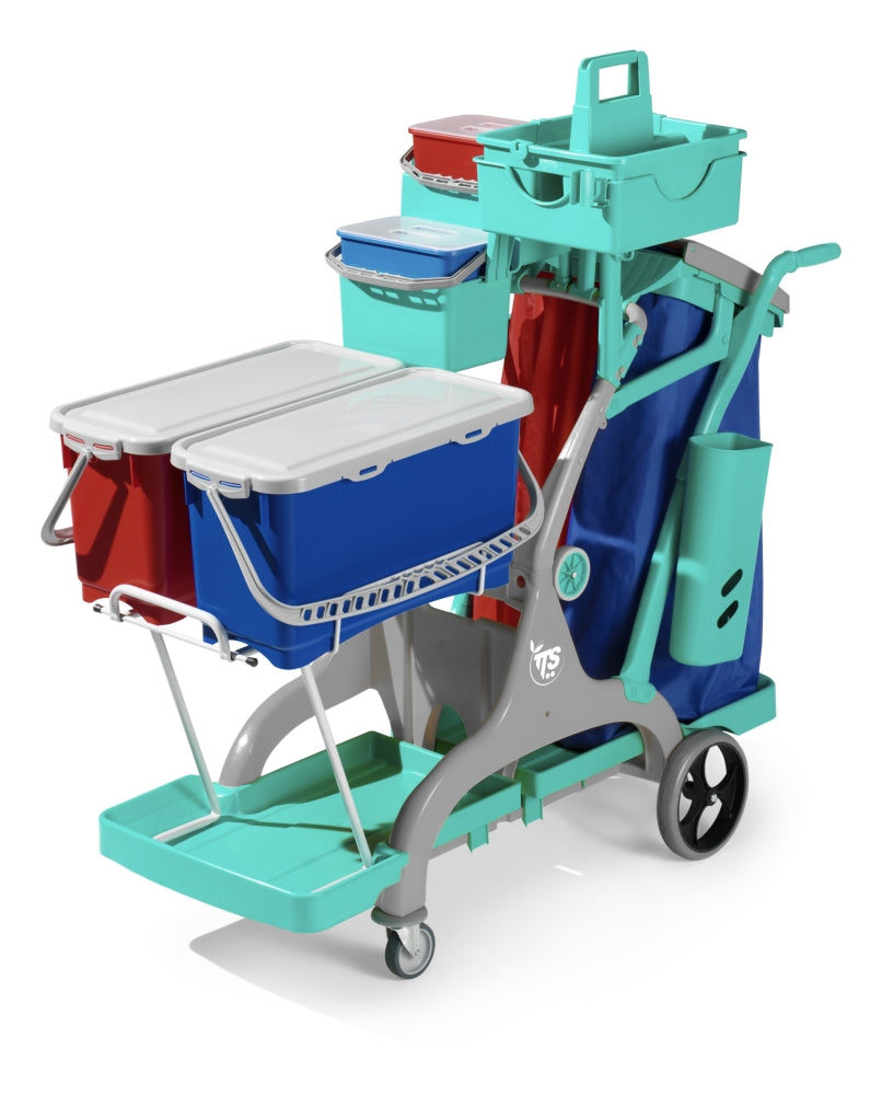 Wózek Nick Star Healthcare 2000 z wiadrami 2 x 20 l