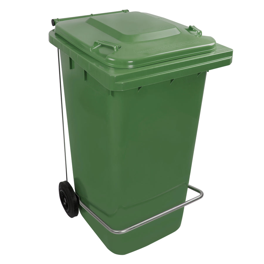POJEMNIK MGB 240L ZIELONY Z PEDAŁEM