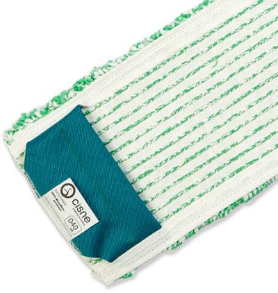 Mop kieszeniowy z mikrofibry 40 cm, zielony