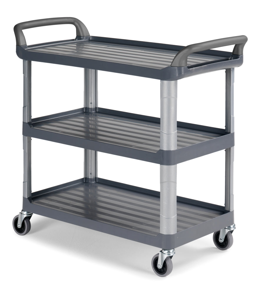 Wózek kelnerski Shelf 3800 z 3 półkami, szary