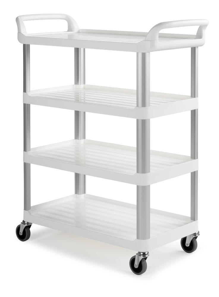 Wózek kelnerski Shelf 3710 z 4 półkami, biały