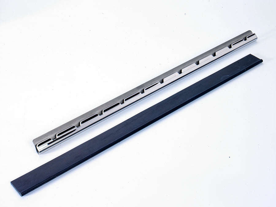 Listwa stalowa z gumą hard 25 cm