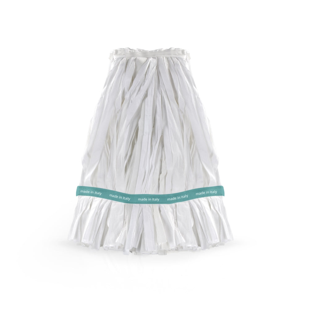 Mop paskowy zszywany cięty 240 g, biały