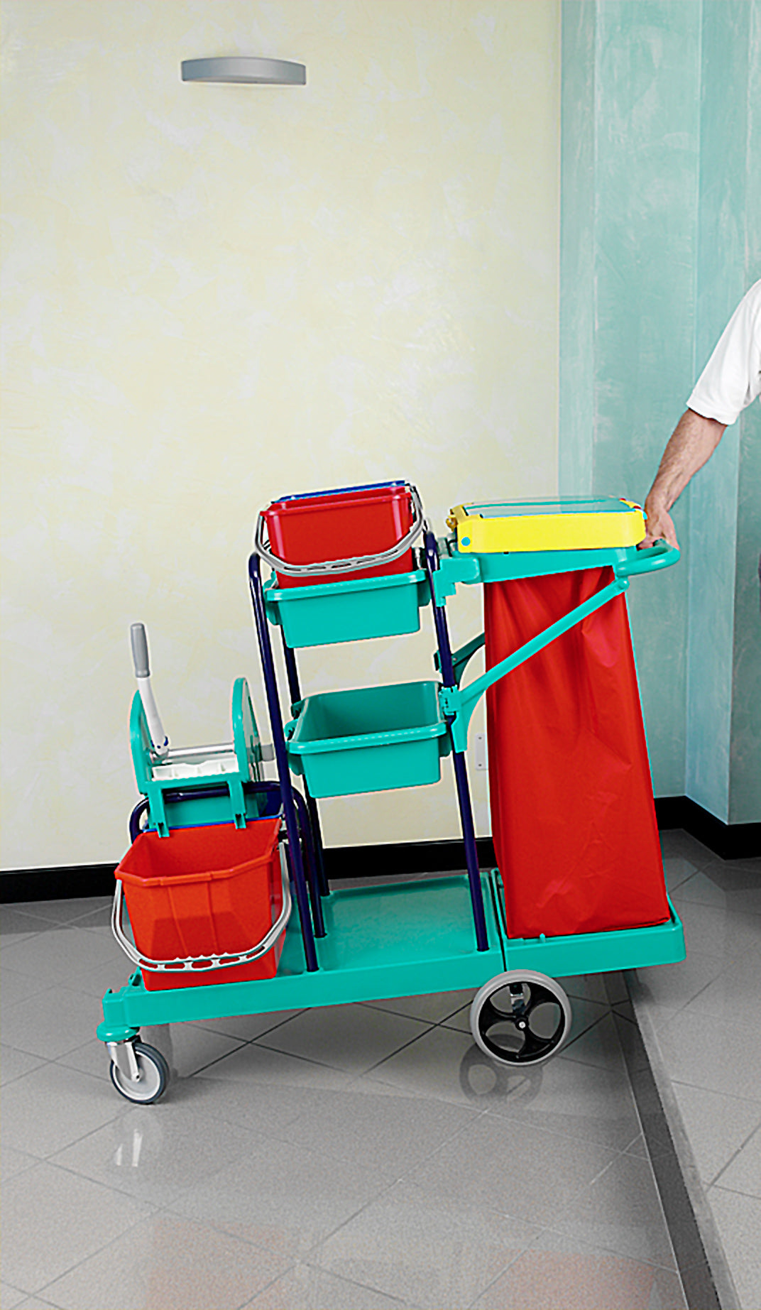 Zestaw 2 kół 200 mm do wózka Nick Healthcare