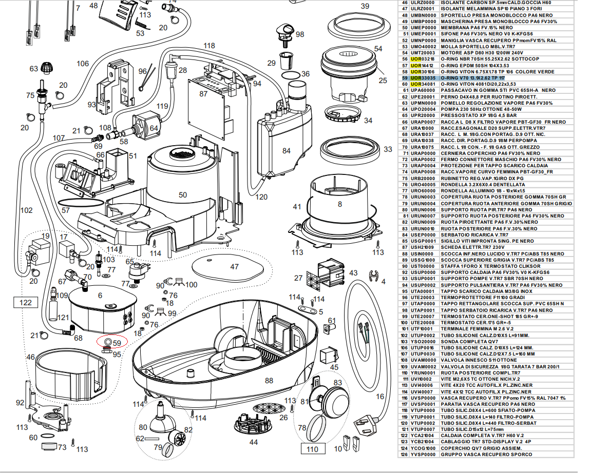 O-RING V70 13.1X2.62 TP 117