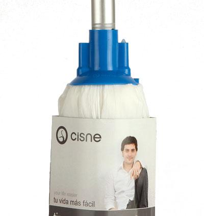Mop paskowy cięty z gwintem 130 g, biały