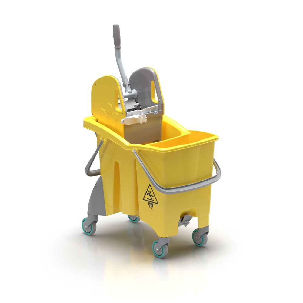 Wózek Action Pro 30 l z wyciskarką Tec, żółty