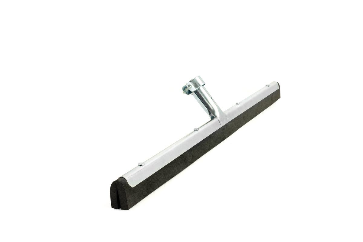 Zbierak do podłóg z gumą syntetyczną 60 cm, czarny