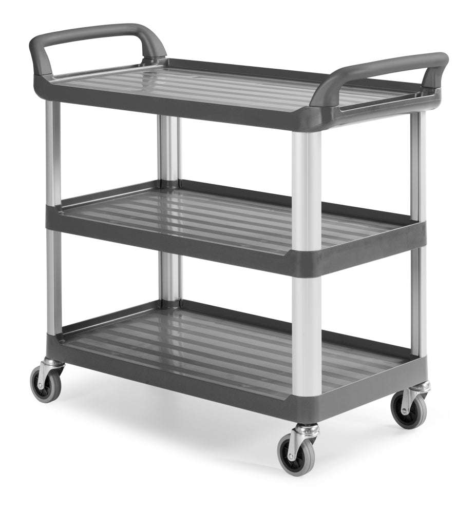 Wózek kelnerski Shelf 3700 z 3 półkami, szary