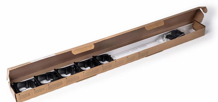 Listwa na narzędzia 94 cm z 5 uchwytami 15-35 mm, czarna
