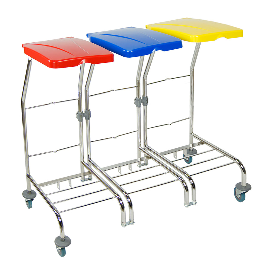 STELAŻ ZIBI 3X70L BEZ PEDAŁÓW CHROM