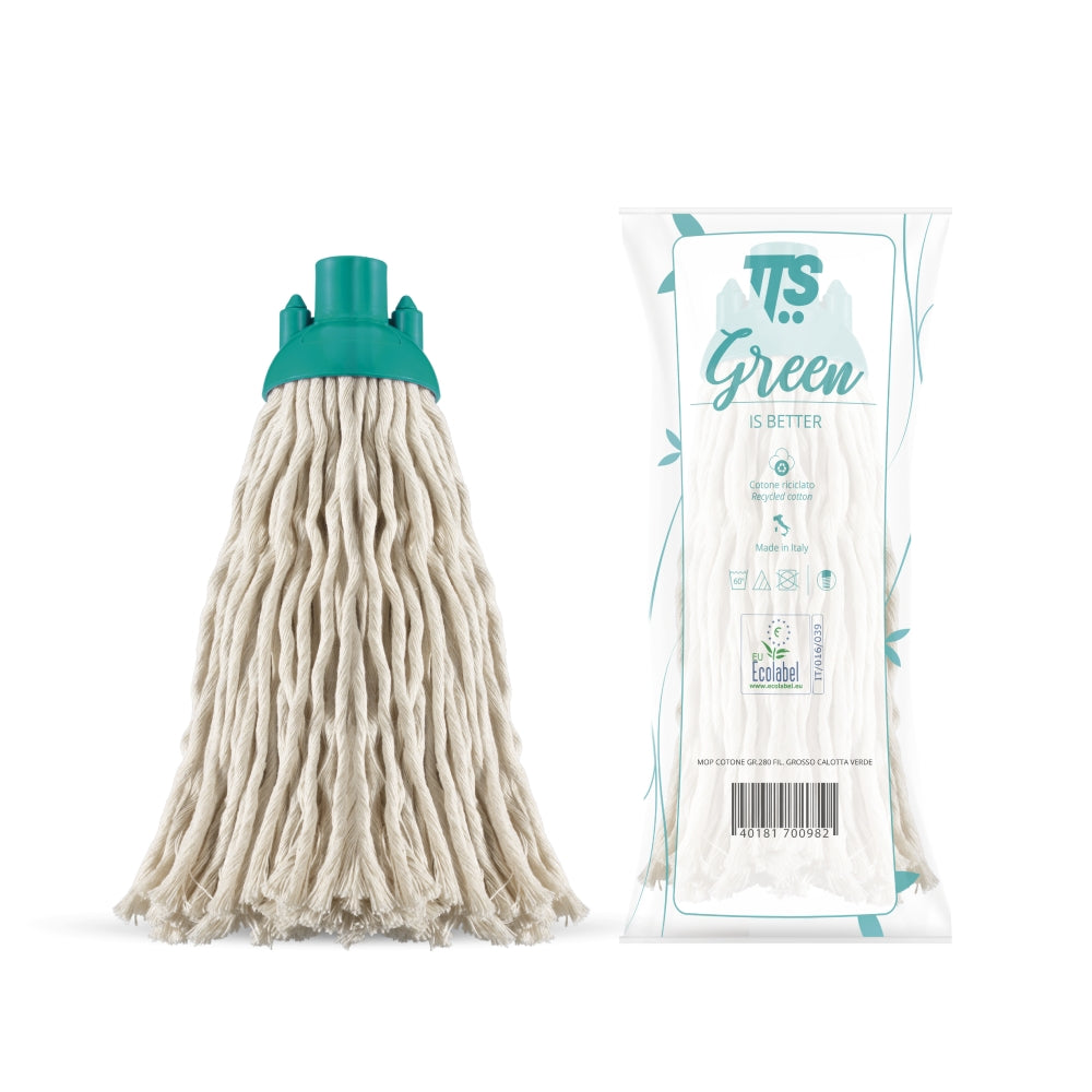 Mop sznurkowy cięty z gwintem Eco 280 g