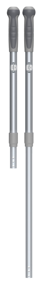 Kij teleskopowy Mini 23,5 mm 60-90 cm, szary